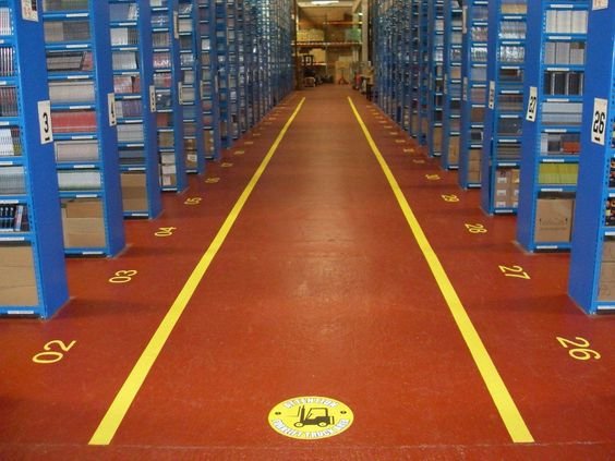 jasa epoxy lantai gudang logistik